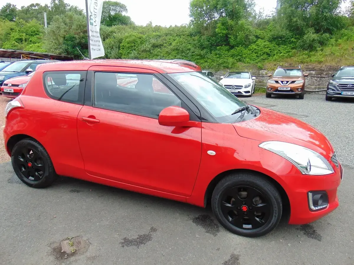 Used Suzuki Swift 2017 Red Hatchback