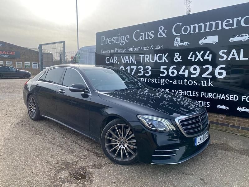 Used Mercedes S350 AMG line 285 HP (209 kW) 2018 Black Sedan
