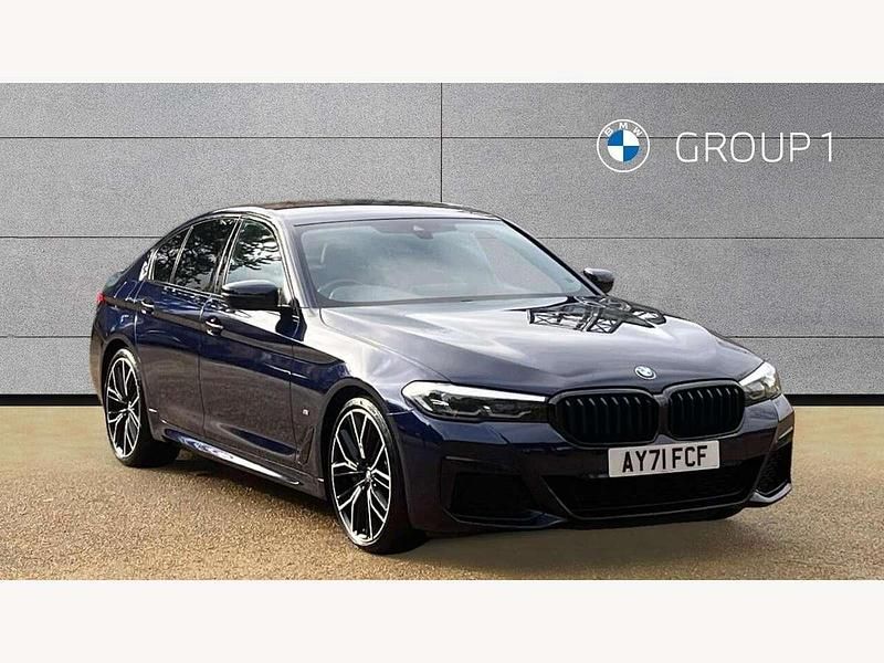 Blue Used 2021 BMW 520 M Sport Sedan | £28,995 (A bit pricey) - Image 1/4