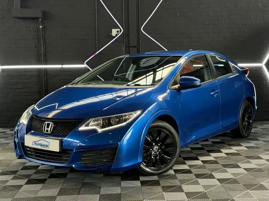 Used Honda Civic S 100 HP (73 kW) 2016 Blue Hatchback