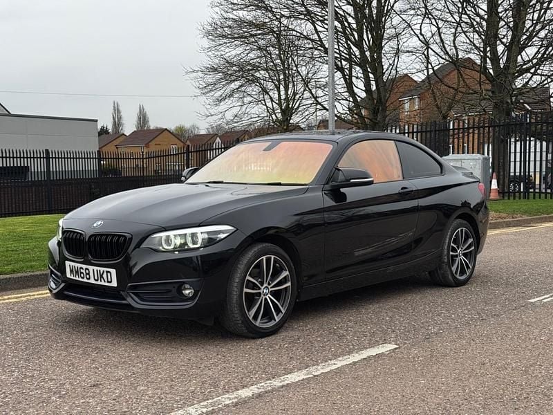 Used BMW 218 Sport Line 2018 Black Coupe