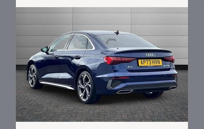 Used Audi A3 S-Line 150 HP (110 kW) 2023 Blue Sedan