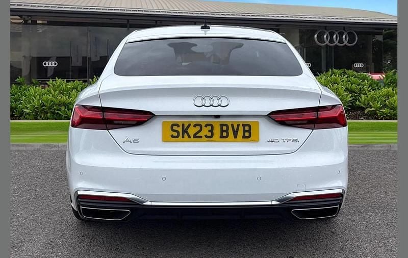 Used Audi A5 Sportback S-Line 200 HP (147 kW) 2023 White Hatchback