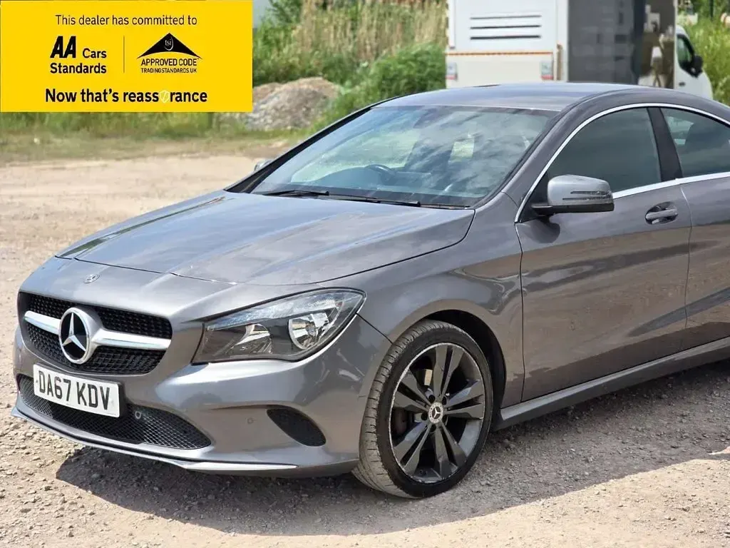 Used Mercedes CLA180 122 HP (89 kW) 2017 Grey Coupe