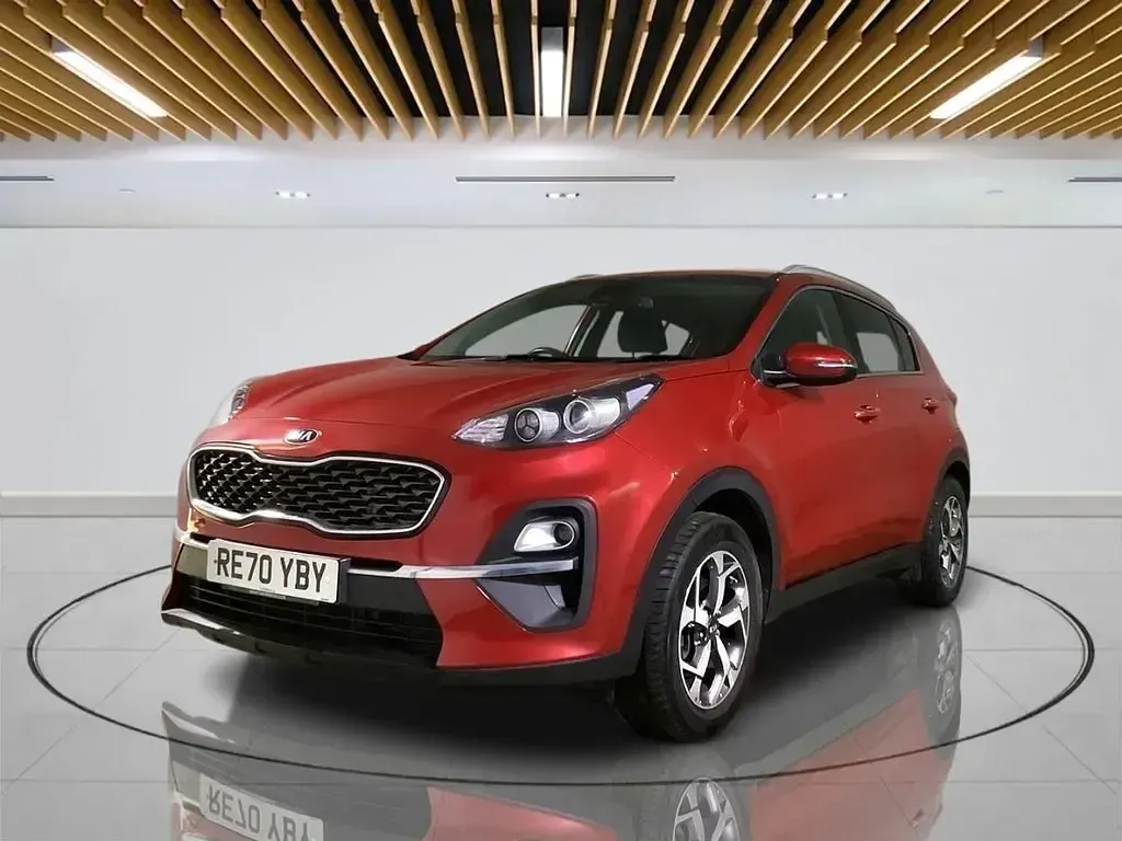 Usado Kia Sportage 136 HP (100 kW) 2021 Vermelho SUV