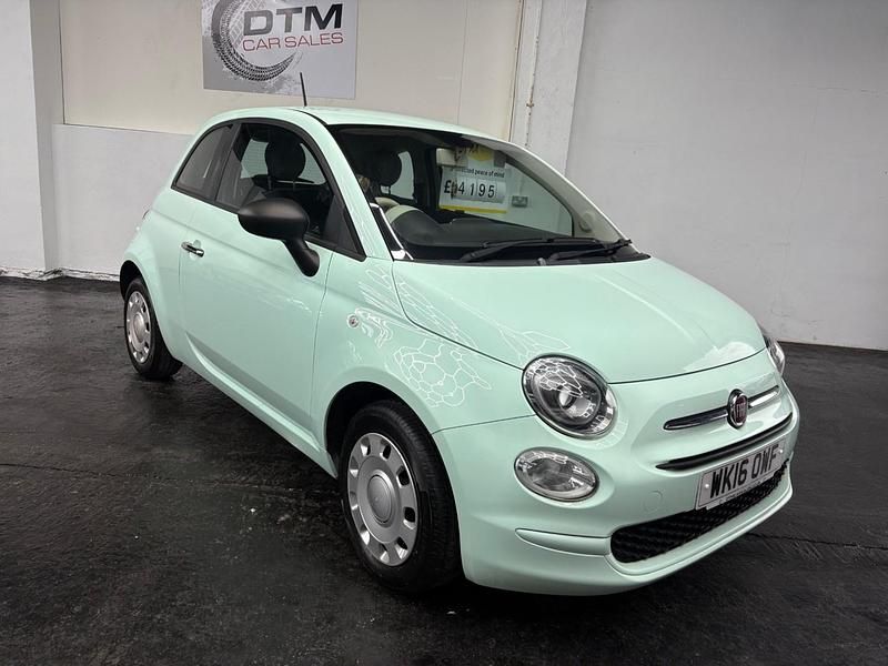 Used Fiat 500 Pop 69 HP (50 kW) 2016 Green Hatchback