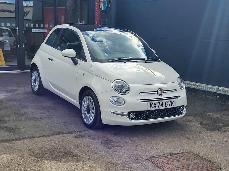 White New 2024 Fiat 500 Hatchback | £14,998 (Fair price) - Image 1/4