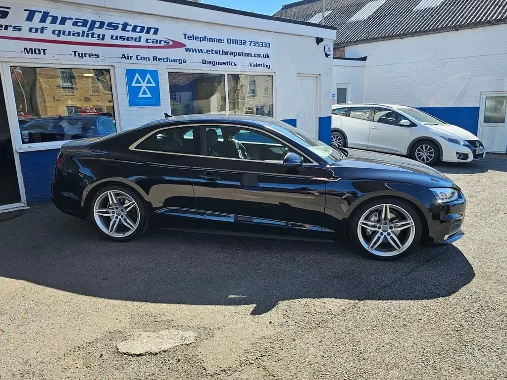 Used Audi A5 S-Line 190 HP (139 kW) 2019 Black Coupe