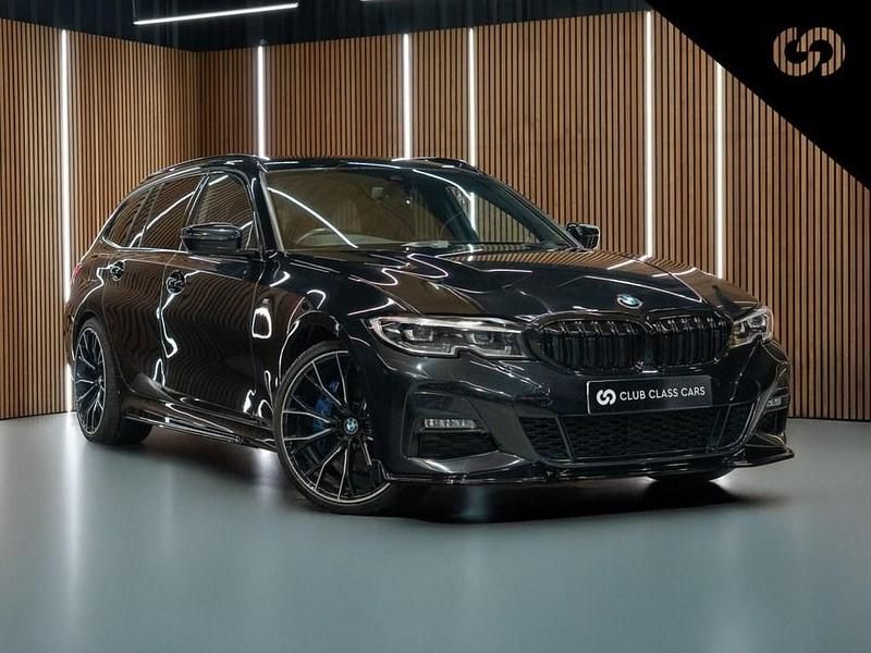 Black Used 2020 BMW 320 M Sport Estate | £20,995 (Fair price) - Image 1/4