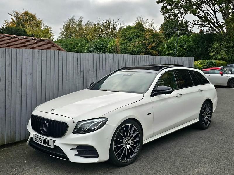 White Used 2019 Mercedes E300 AMG Line Premium Plus Estate | £13,995 (Good price) - Image 1/4