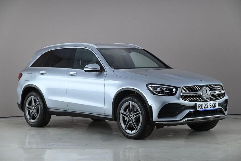 Used Mercedes GLC300e AMG line 2022 Silver SUV