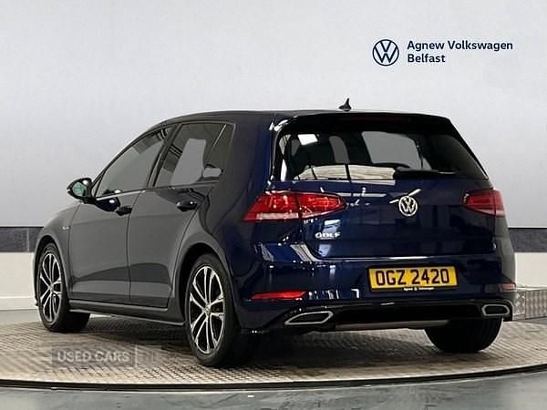 Used VW Golf VII R-line 150 HP (110 kW) 2018 Blue Hatchback