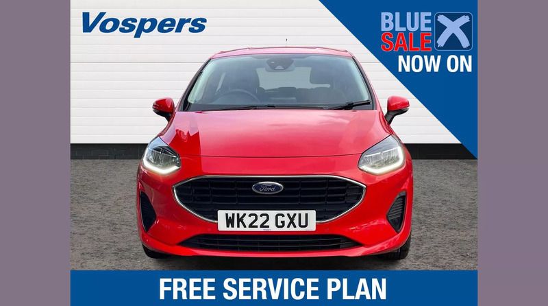 Used Ford Fiesta Trend 123 HP (90 kW) 2022 Red Hatchback