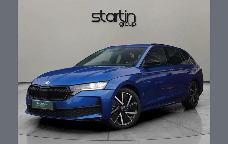 Used Skoda Octavia SportLine 147 HP (108 kW) 2025 Blue Estate