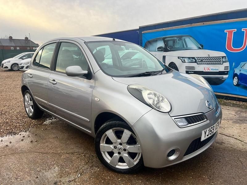Silver Used 2009 Nissan Micra Acenta Hatchback | £1,995 (Fair price) - Image 1/4