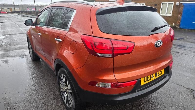 Used Kia Sportage 115 HP (84 kW) 2014 Orange SUV