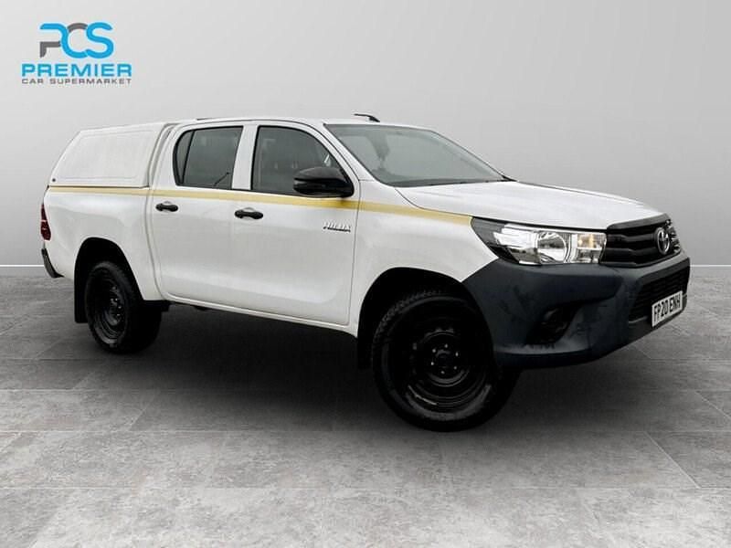 White Used 2020 Toyota HiLux Active Pickup | £13,200 - Image 1/3