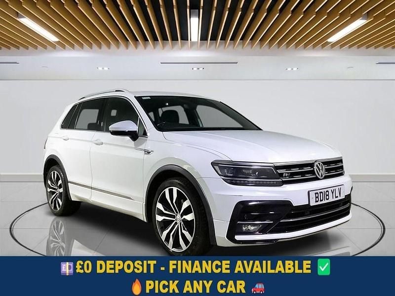 White Used 2018 VW Tiguan R-line SUV | £19,499 (Fair price) - Image 1/4