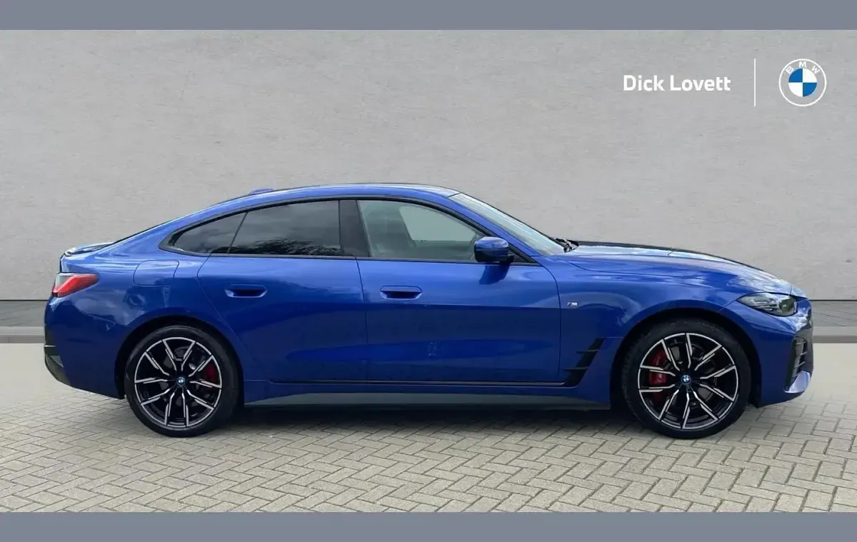 Used BMW i4 M Sport 250 kW (340 HP) 2022 Blue Sedan