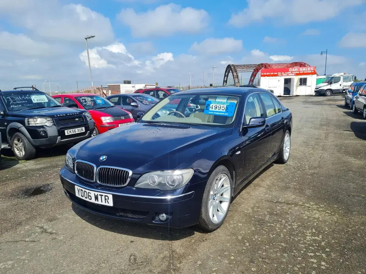 Used BMW 750 Luxury Line 2006 Blue Sedan