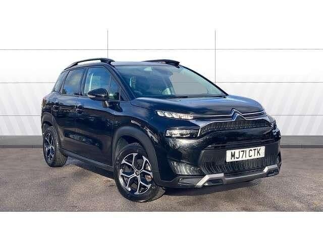 Black Used 2021 Citroën C3 Aircross PureTech SUV | £11,719 (Fair price) - Image 1/4