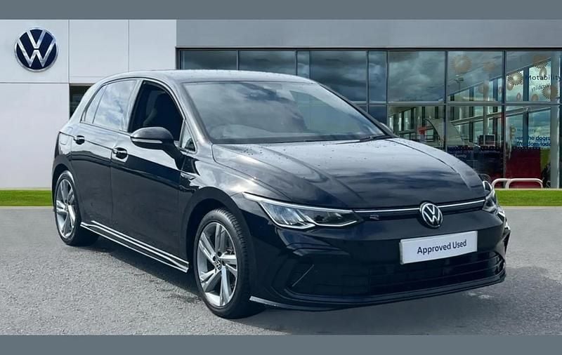 Black Used 2024 VW Golf VIII R-line Hatchback | £25,303 (Fair price) - Image 1/4