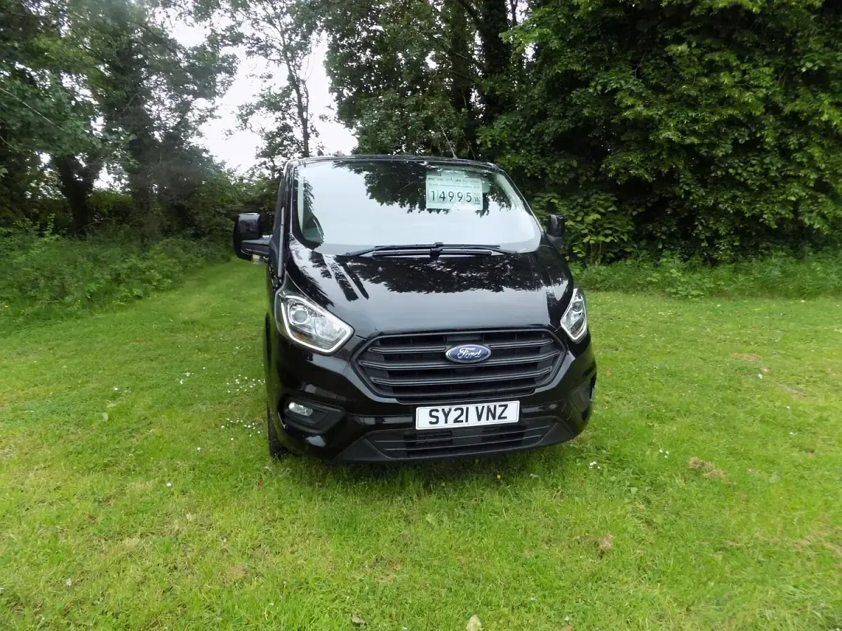 Used Ford Transit Custom Trend 130 HP (95 kW) 2021 Black Van