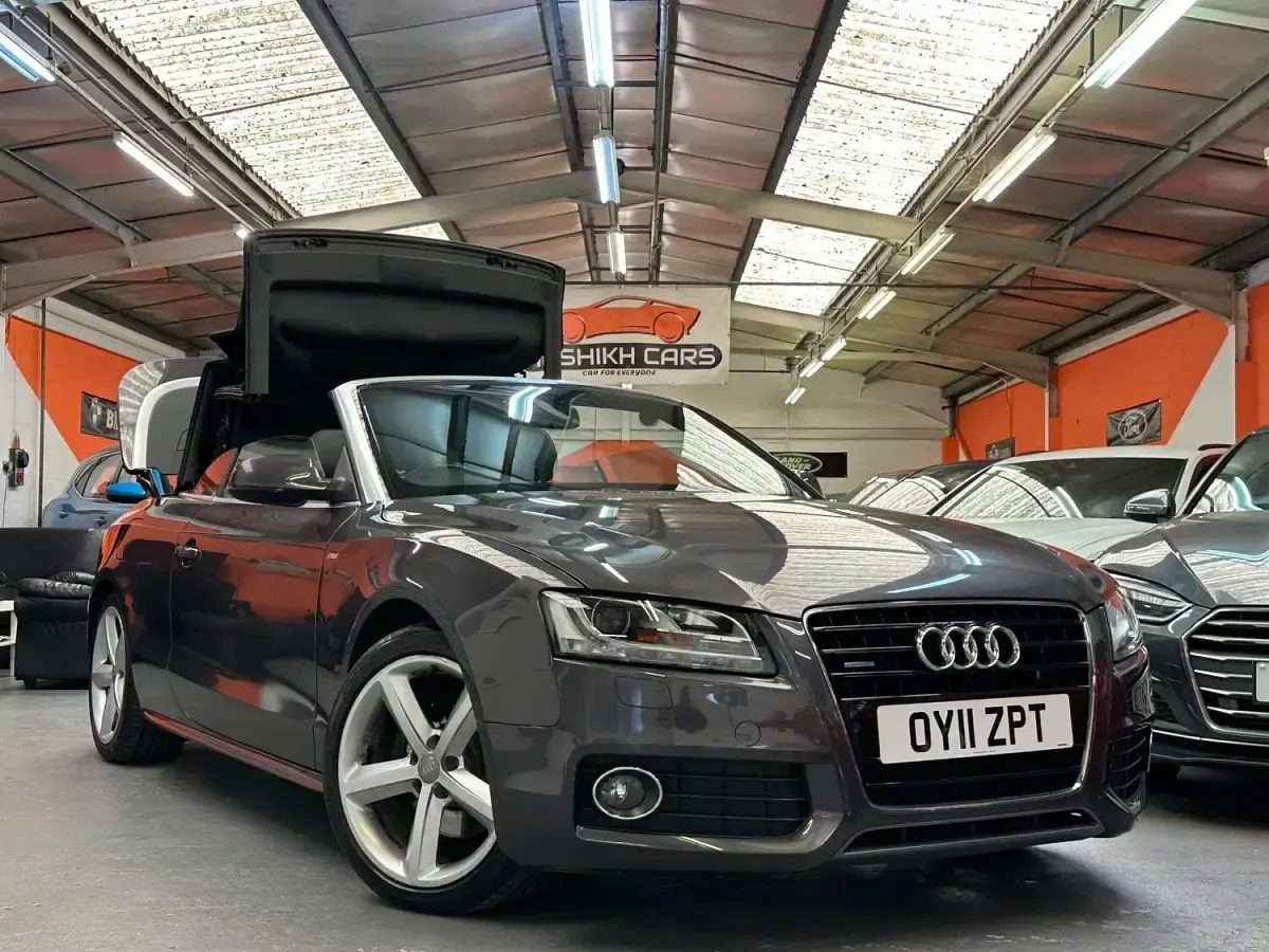 Used Audi A5 Cabriolet S-Line 265 HP (194 kW) 2011 Grey Cabriolet