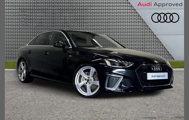 Used Audi A4 S-Line 200 HP (147 kW) 2022 Black Sedan