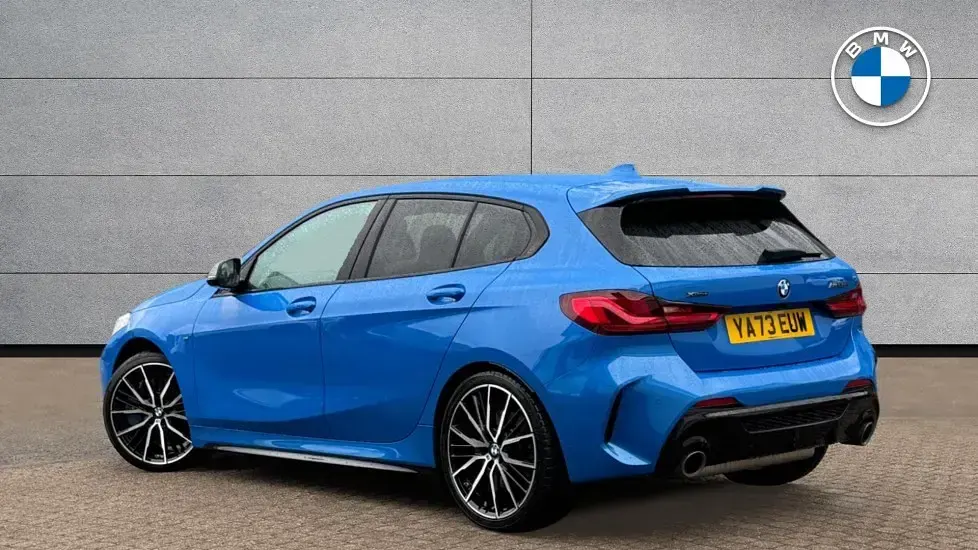 Used BMW M135 Shadowline 302 HP (222 kW) 2023 Blue Hatchback