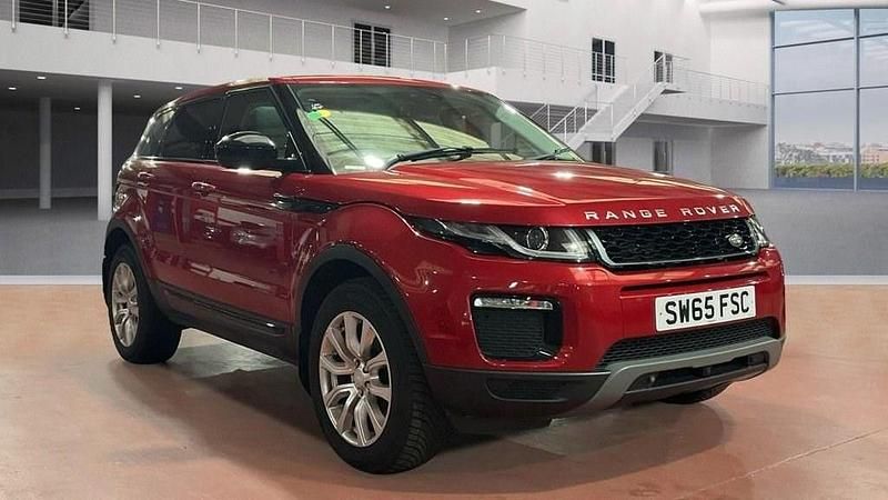 Red Used 2015 Land Rover Range Rover evoque SE Estate | £9,995 (Good price) - Image 1/4