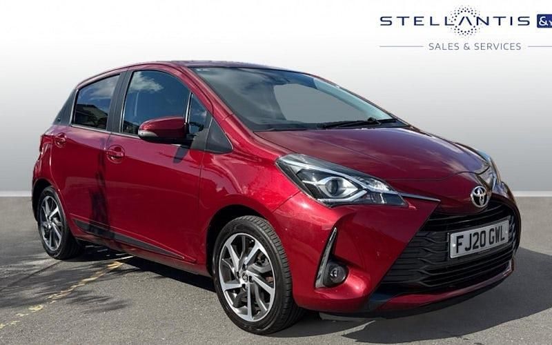 Red Used 2019 Toyota Yaris Hatchback | £9,599 (Fair price) - Image 1/4