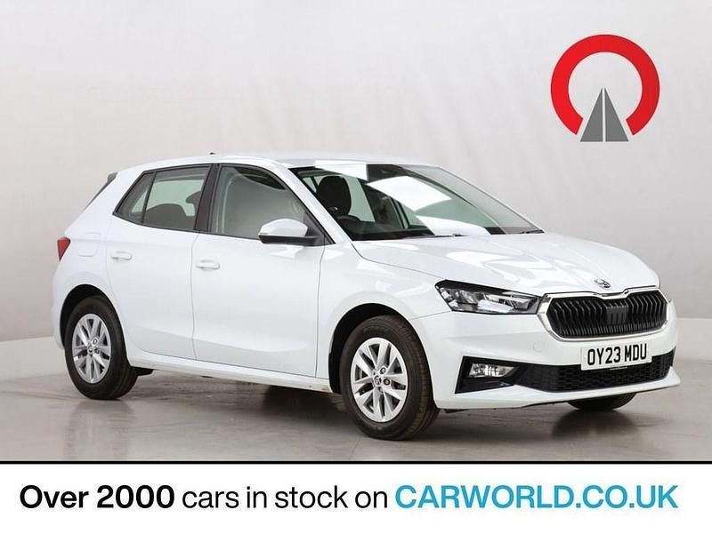 Used Skoda Fabia Comfort 80 HP (58 kW) 2023 White Hatchback