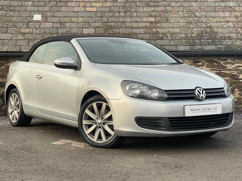 Silver Used 2013 VW Golf Cabriolet S Cabriolet | £5,995 (Good price) - Image 1/4