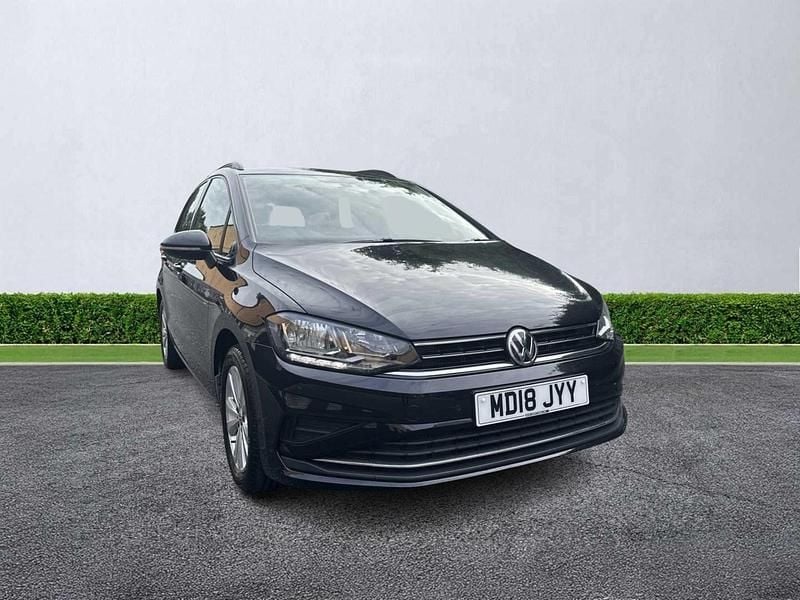 Black Used 2018 VW Golf Sportsvan SE MPV | £10,999 - Image 1/4