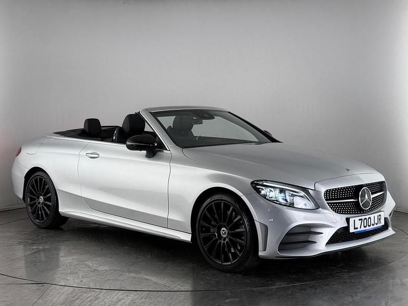 Used Mercedes C300 AMG line 2021 Silver Cabriolet