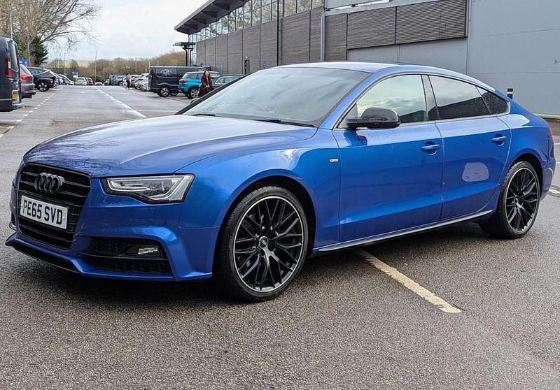 Used Audi A5 Sportback Black Edition 2015 Blue Hatchback