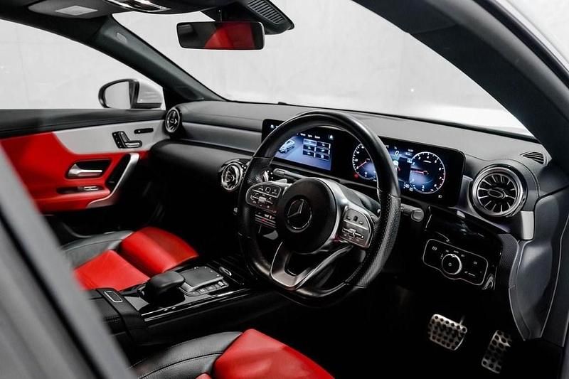 Used Mercedes CLA180 AMG line 136 HP (100 kW) 2021 White Sedan