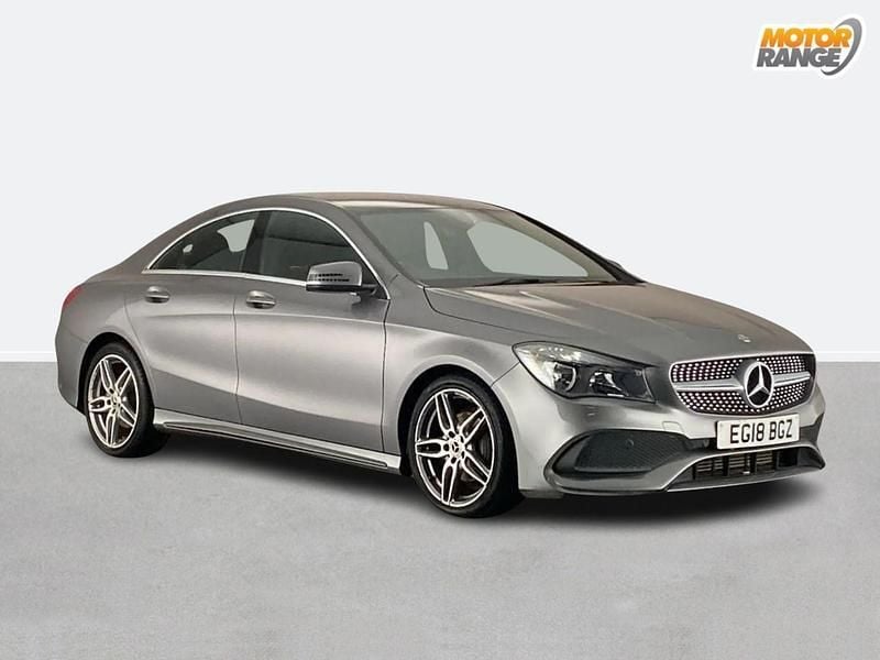 Grey Used 2018 Mercedes CLA180 AMG line Sedan | £13,195 (Fair price) - Image 1/4