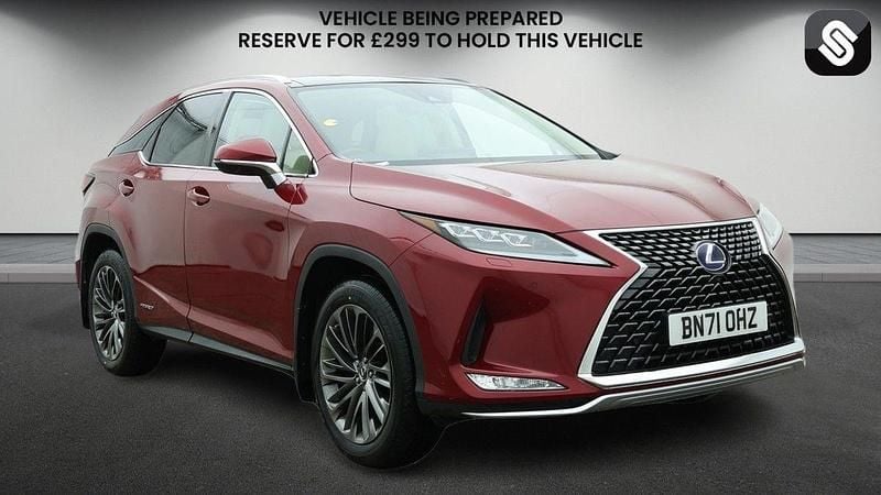 Used Lexus RX450h 2021 Red SUV