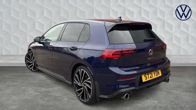 Used VW Golf VII GTI 245 HP (180 kW) 2021 Blue Hatchback
