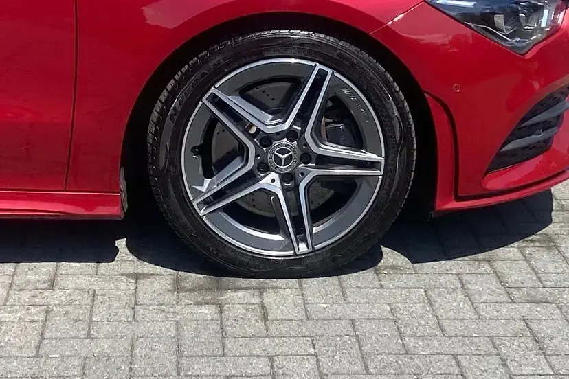 Used Mercedes CLA250 AMG line 221 HP (162 kW) 2020 Red Coupe