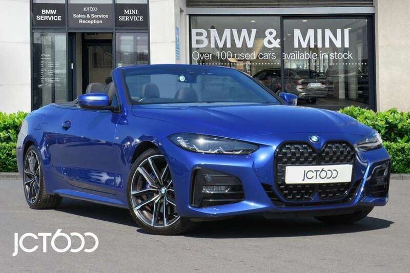 Blue Used 2022 BMW 420 M Sport Cabriolet | £33,190 (Fair price) - Image 1/3