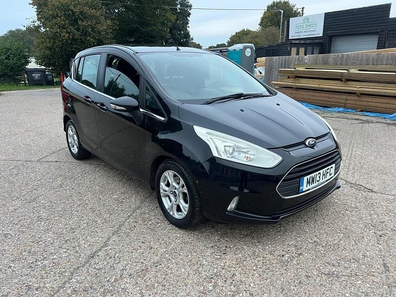Used Ford B-MAX Zetec 90 HP (66 kW) 2013 Black MPV