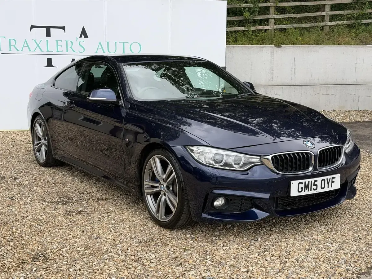 Used BMW 428 M Sport 245 HP (180 kW) 2015 Blue Coupe