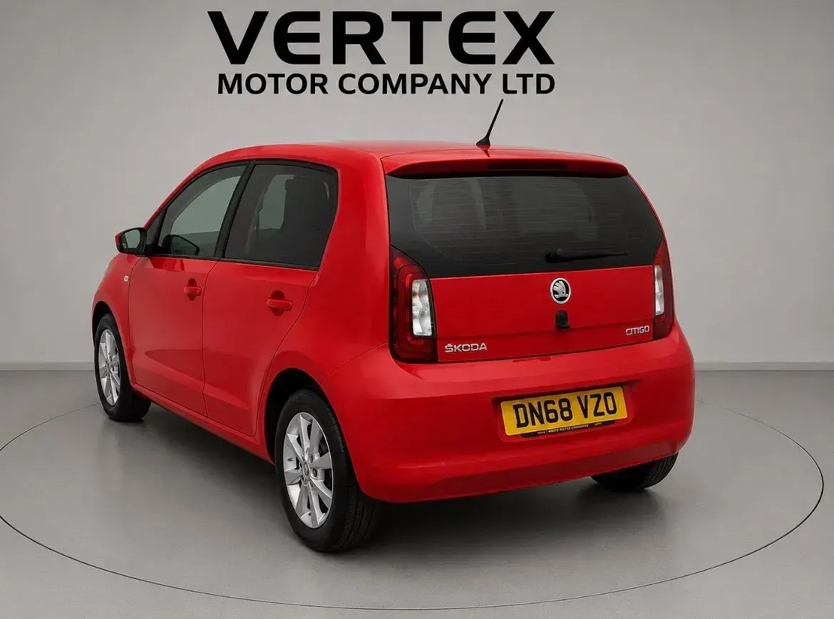 Used Skoda Citigo SE 60 HP (44 kW) 2018 Red Hatchback