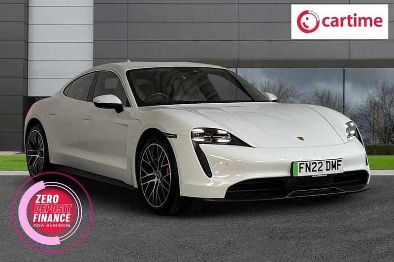 White Used 2022 Porsche Taycan Performance Package Sedan | £42,750 (Good price) - Image 1/4
