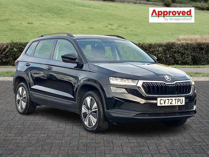 Black Used 2022 Skoda Karoq SE Drive SUV | £16,107 (Good price) - Image 1/3
