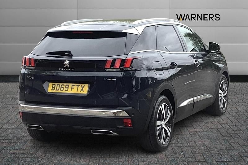 Grey Used 2022 Peugeot 3008 GT-line SUV | £16,995 (Fair price) - Image 1/4