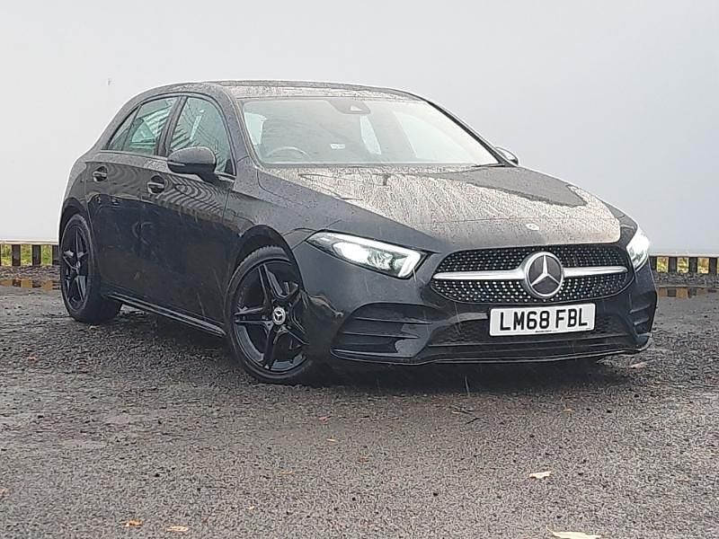 Black Used 2018 Mercedes A200 AMG line Hatchback | £14,498 (Fair price) - Image 1/4
